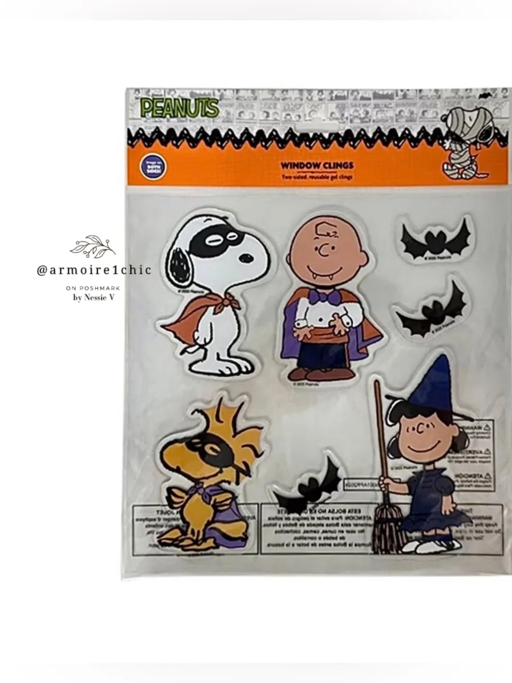 PEANUTS | Halloween Classic Character Window Clings